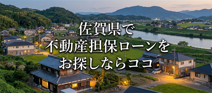 佐賀県で借りれる不動産担保ローンを探しているなら